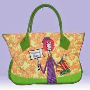 Dolly Mama Personal Shopper Zippered Tote Bag